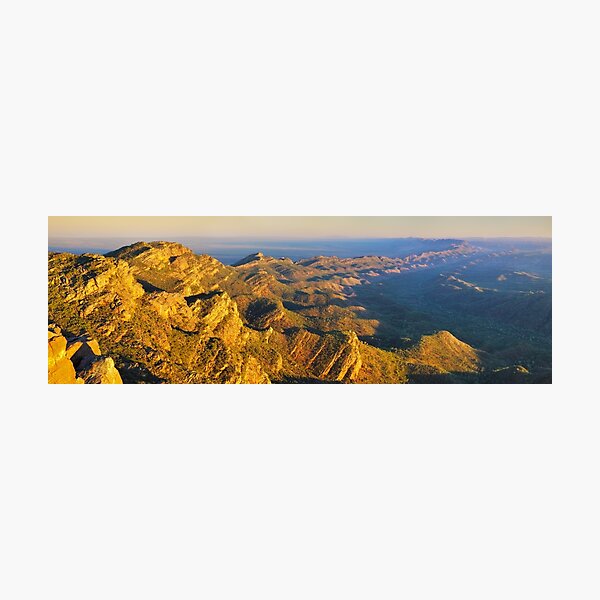 Sunrise from St Marys Peak, Flinders Ranges, South Australia Photographic Print