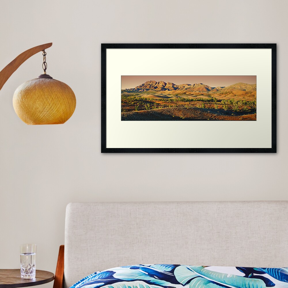 Elder Range, Flinders Ranges, South Australia Framed Art Print