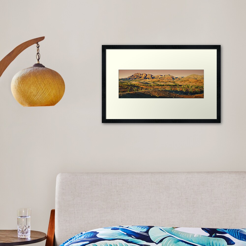 Elder Range, Flinders Ranges, South Australia Framed Art Print