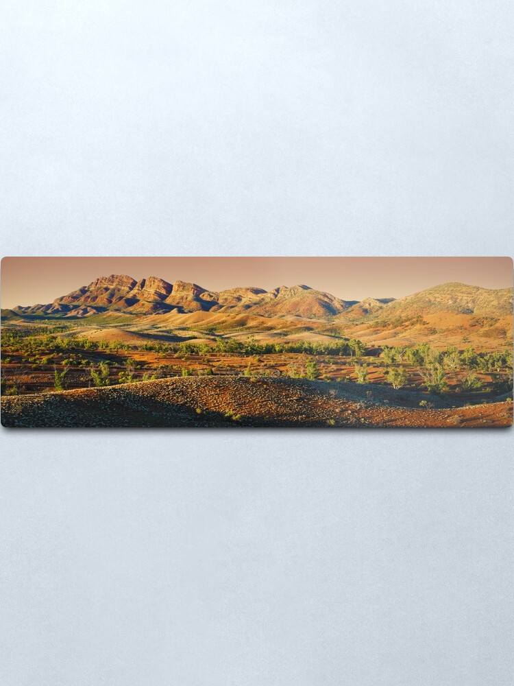 Alternate view of Elder Range, Flinders Ranges, South Australia Metal Print