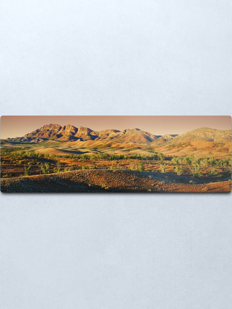 Alternate view of Elder Range, Flinders Ranges, South Australia Metal Print