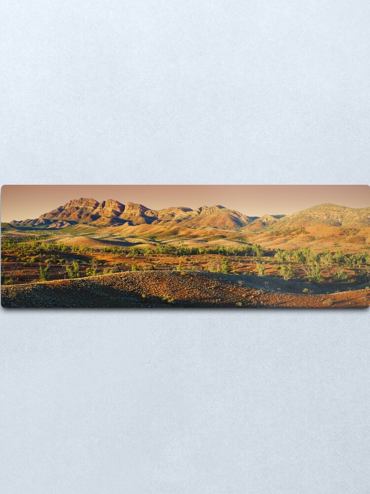 Alternate view of Elder Range, Flinders Ranges, South Australia Metal Print