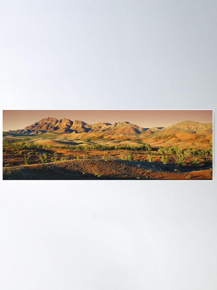 Alternate view of Elder Range, Flinders Ranges, South Australia Poster