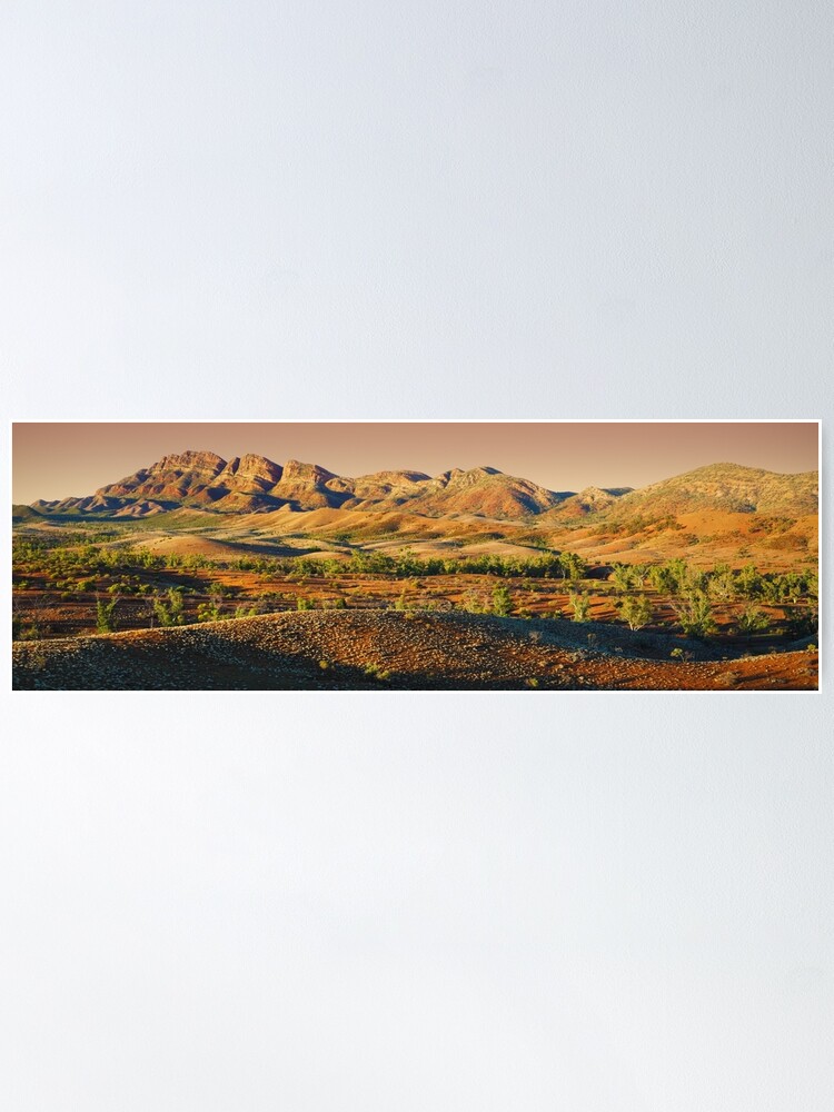 Alternate view of Elder Range, Flinders Ranges, South Australia Poster