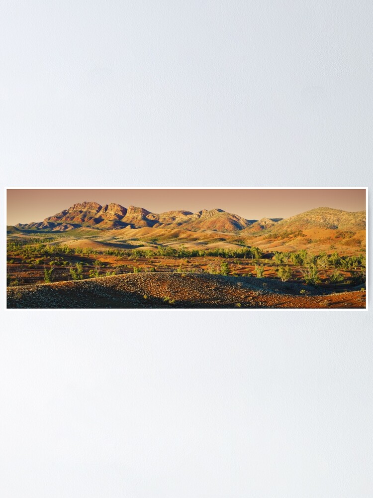 Alternate view of Elder Range, Flinders Ranges, South Australia Poster