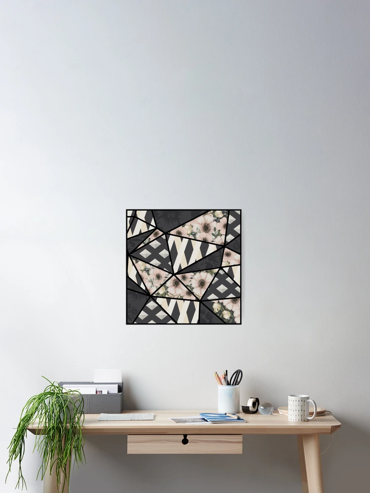 Thumbnail 2 of 3, Poster, Flower Abstract Pattern designed and sold by borderland.