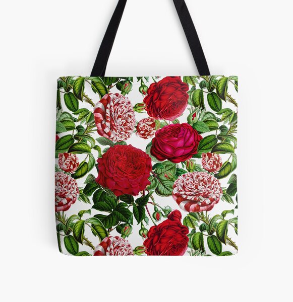 Rose Tote Bagrose Tote Gardening Tote Bag Rose Lover Tote 