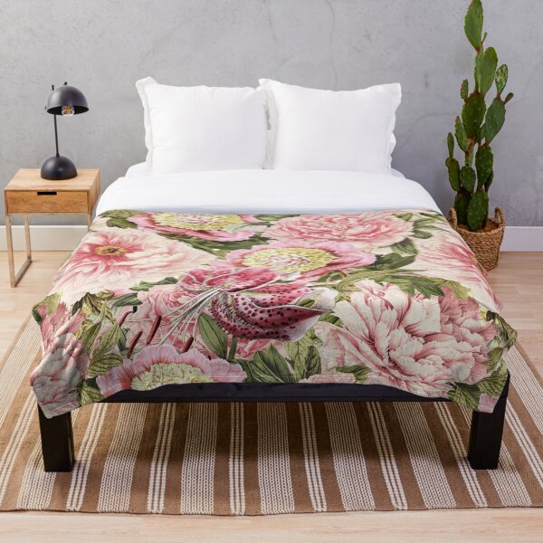 Item preview, Patrón de jardín botánico vintage de rosas y lirios NightGarden designed and sold by UtArt.