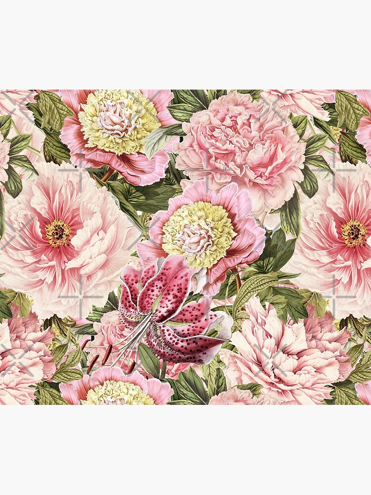 Vintage Roses and Lily Pattern by UtArt