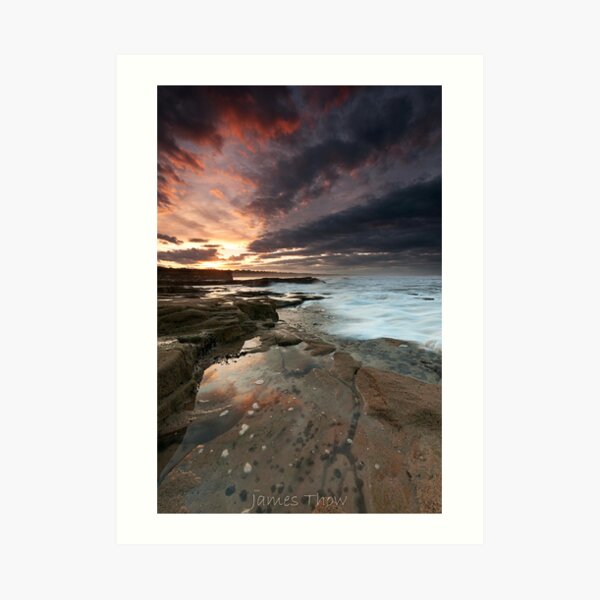 Sluice sunset Art Print