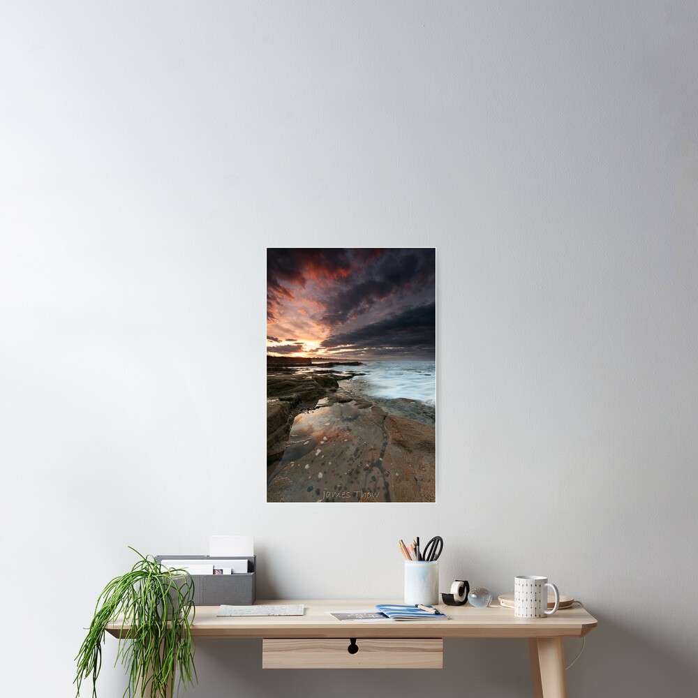 Sluice sunset Poster