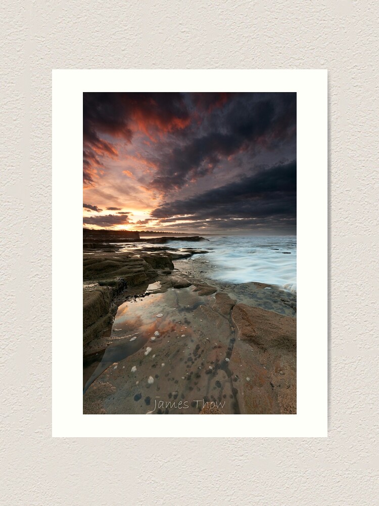 Alternate view of Sluice sunset Art Print