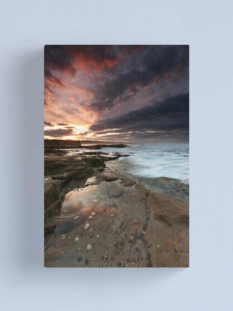 Alternate view of Sluice sunset Canvas Print