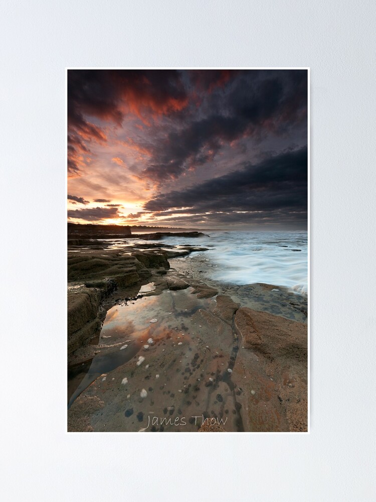 Alternate view of Sluice sunset Poster
