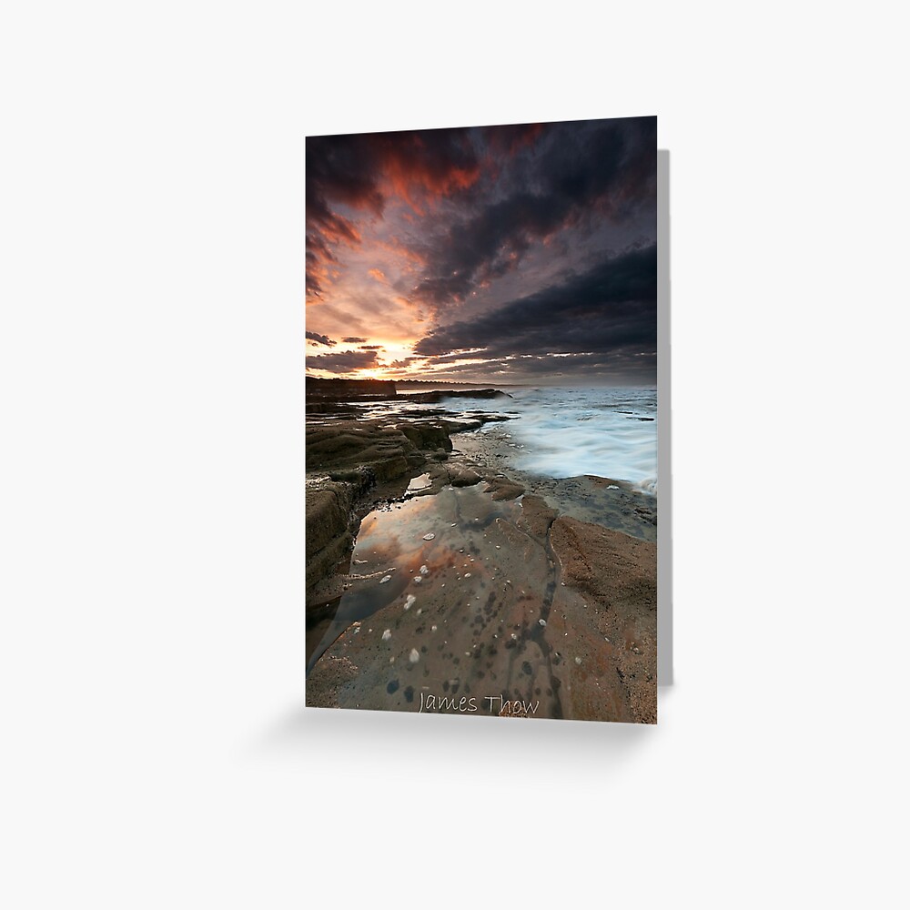 Sluice sunset Greeting Card