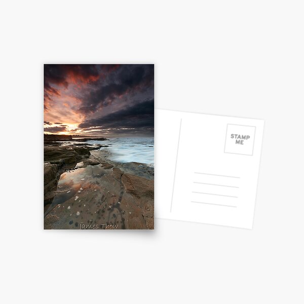 Sluice sunset Postcard