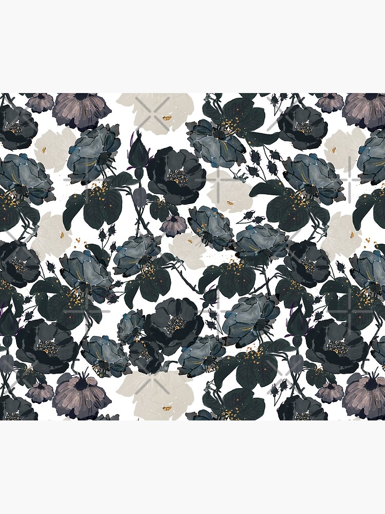 Black Roses Pattern by UtArt