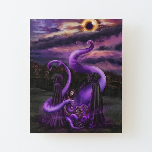 Calling Of The Great One Wood Mounted Print
