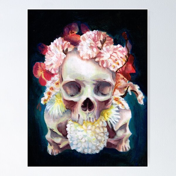 Flowers for Skulls Poster