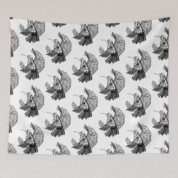 Item preview, Flower Hummingbird designed and sold by ZaryaKiqo.