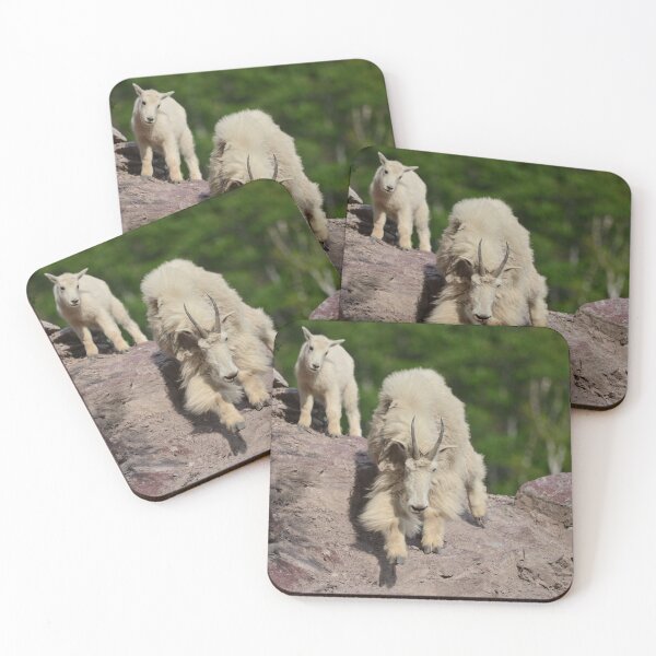 Item preview, Mountain Goat Nanny and Kid designed and sold by Whisperingpeaks.