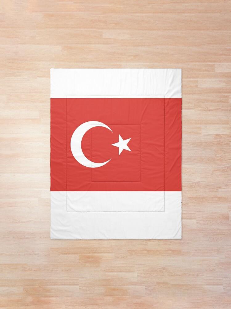 Truthahn Flagge Der Turkei Turkische Flagge Halbmond Stern Rein Und Einfach esdecke Von Tomsredbubble Redbubble