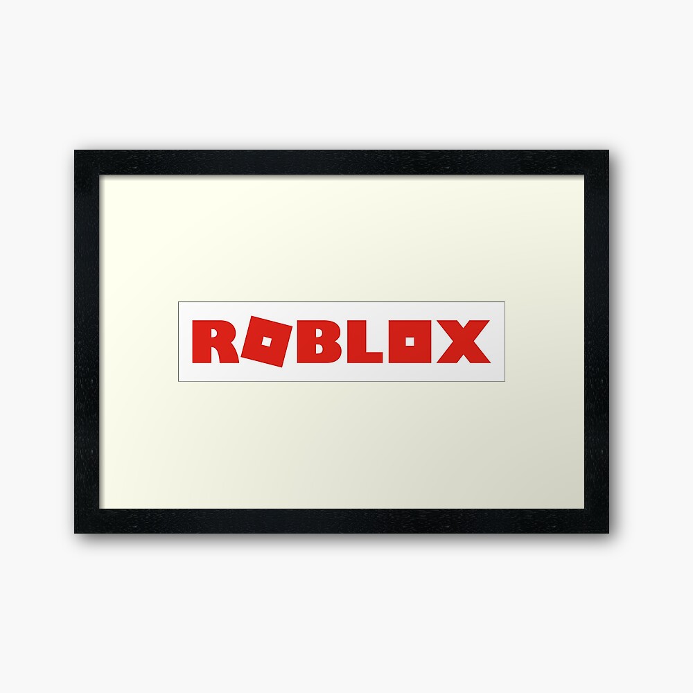 Roblox Framed Art Print By Crazycrazydan Redbubble - give you 1000 robux cheaper then robux store
