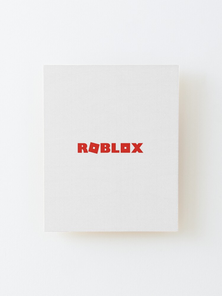 Roblox Mounted Print By Crazycrazydan Redbubble - roblox logo robloxlogo grey sticker by samantha