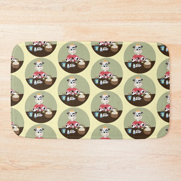 Item preview, Snowbell the cow is painting Easter eggs designed and sold by iCraftCafe.