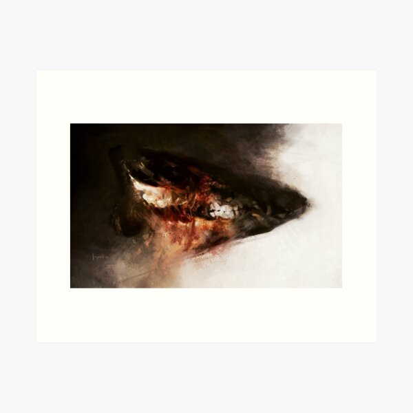 Pig Skull Art Print