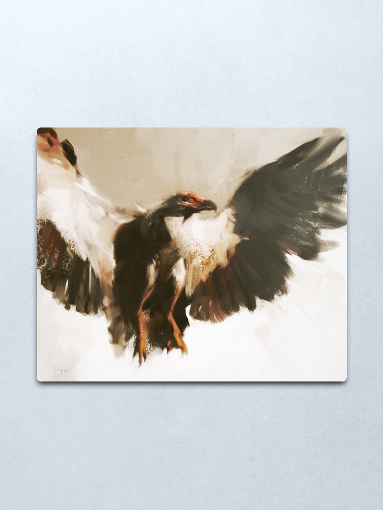 Alternate view of Vulture Metal Print