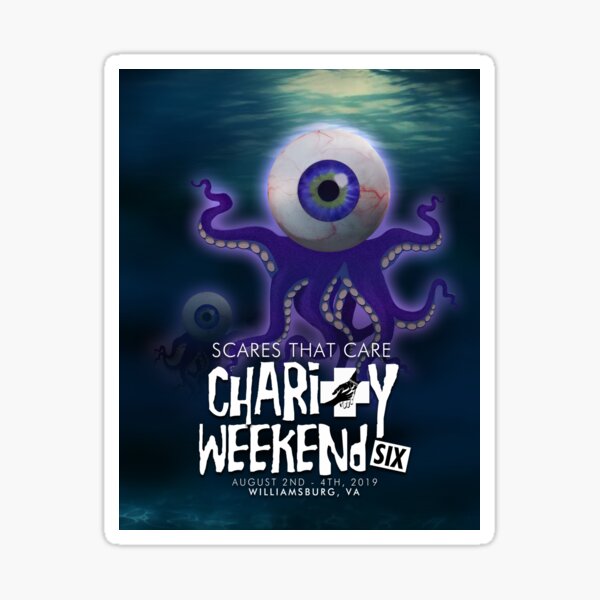 2019 Scares That Care Charity Weekend Sticker