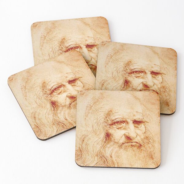 Artikelvorschau,  Leonardo da Vinci Selbstporträt entworfen und verkauft von The Great  Art.