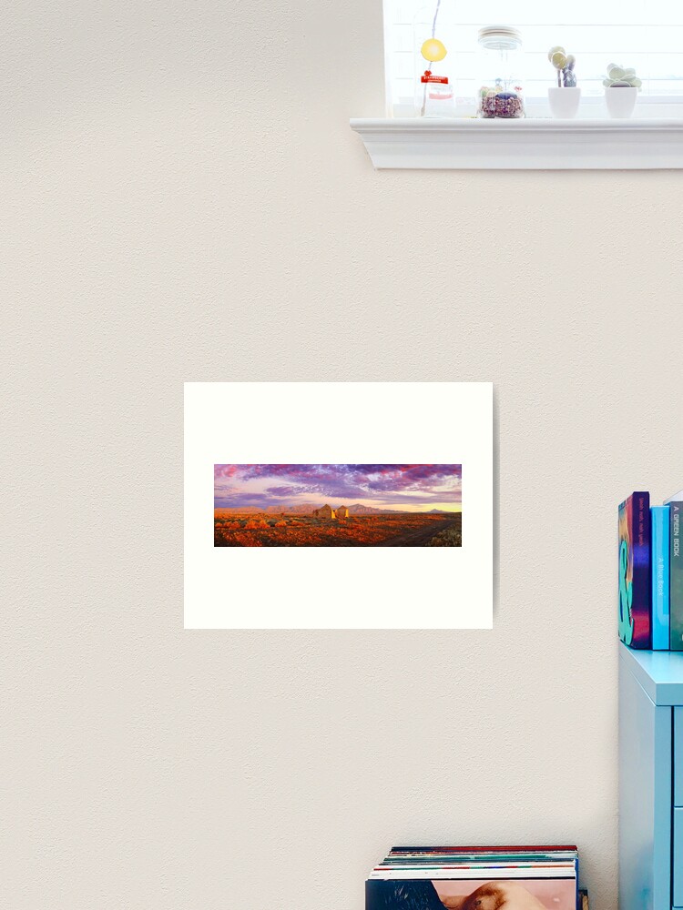 Thumbnail 2 of 3, Art Print, Settler's Ruin, Flinders Ranges, South Australia designed and sold by Chockstone.