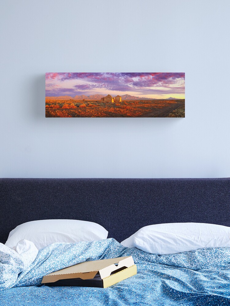 Thumbnail 2 of 3, Canvas Print, Settler's Ruin, Flinders Ranges, South Australia designed and sold by Chockstone.