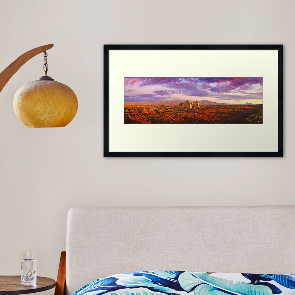 Settler's Ruin, Flinders Ranges, South Australia Framed Art Print