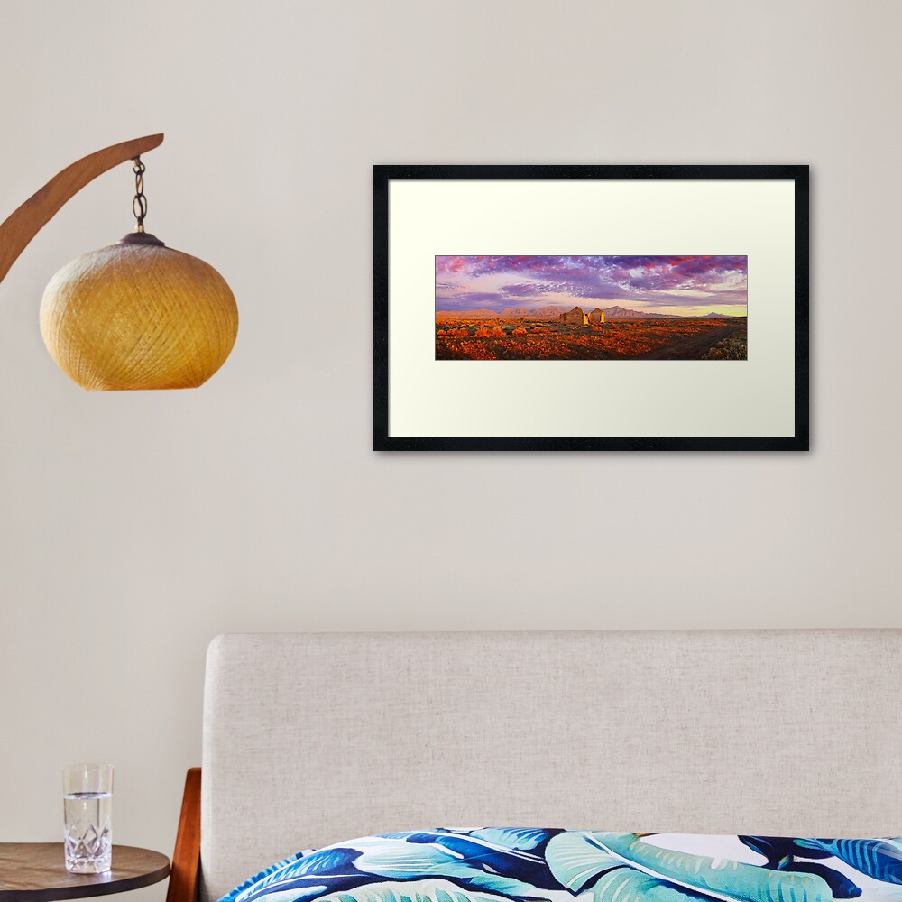 Settler's Ruin, Flinders Ranges, South Australia Framed Art Print