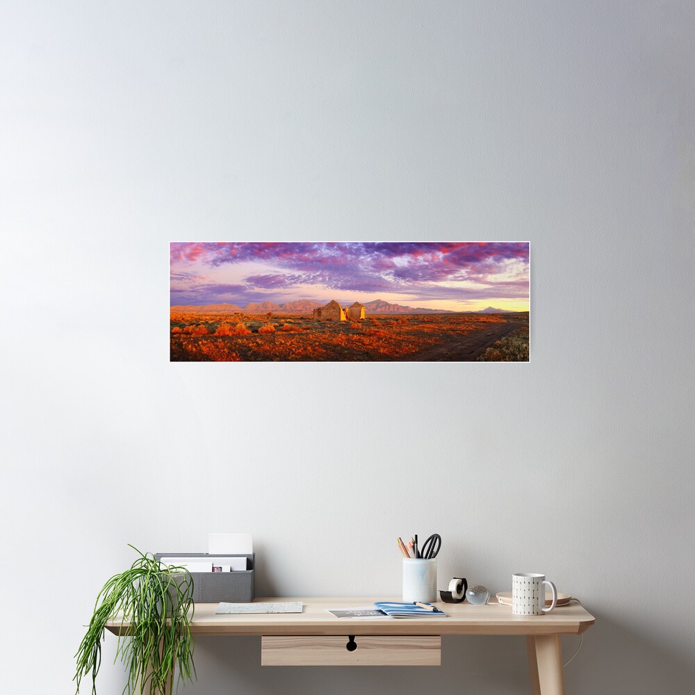 Settler's Ruin, Flinders Ranges, South Australia Poster
