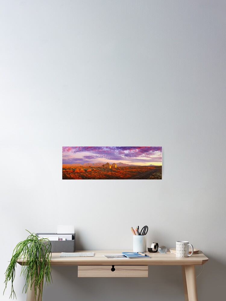 Thumbnail 1 of 3, Poster, Settler's Ruin, Flinders Ranges, South Australia designed and sold by Michael Boniwell.