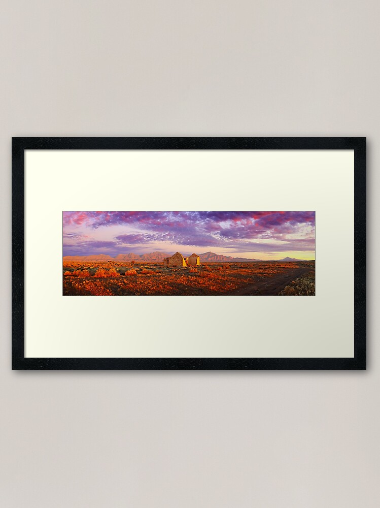 Thumbnail 2 of 7, Framed Art Print, Settler's Ruin, Flinders Ranges, South Australia designed and sold by Michael Boniwell.