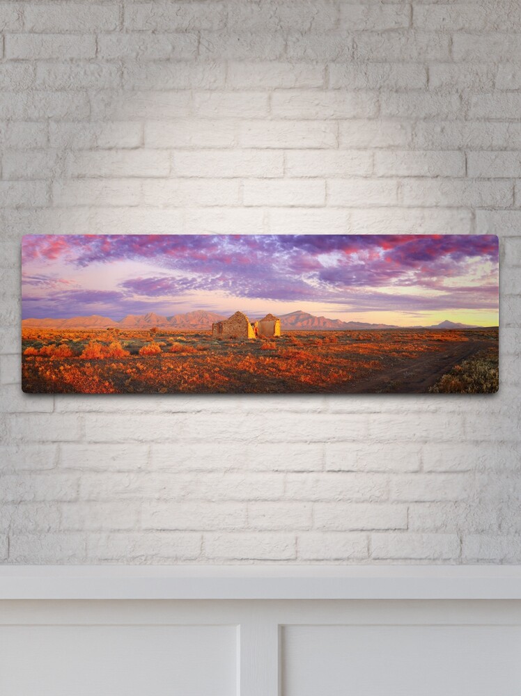 Thumbnail 2 of 4, Metal Print, Settler's Ruin, Flinders Ranges, South Australia designed and sold by Michael Boniwell.