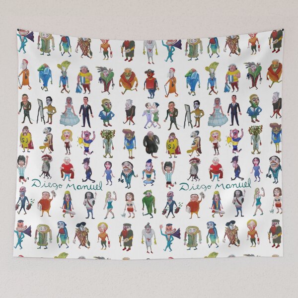 Item preview,  People from the neighborhood 8 designed and sold by Diego Manuel Rodriguez.