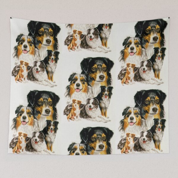 Item preview, Australian Shepherd Gallimaufry designed and sold by BarbBarcikKeith.