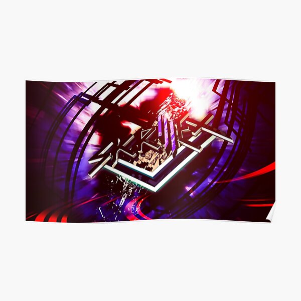 Skrillex Logo Design Poster