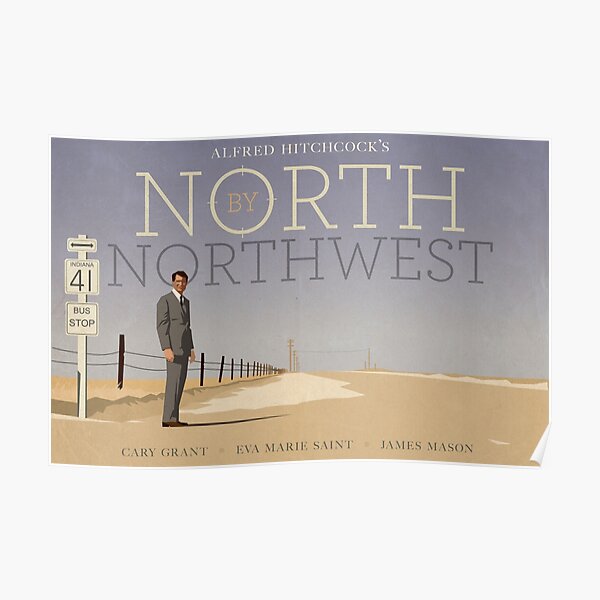 North by Northwest alternative movie poster Poster