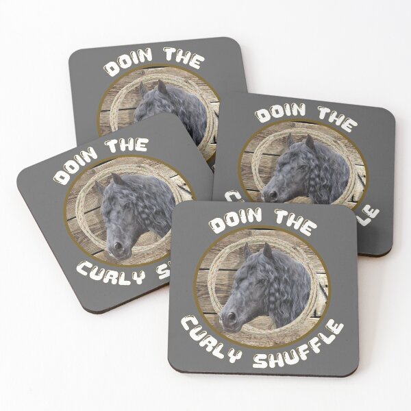 Item preview, American Bashkir Curly Horse Doin the Curly Shuffle designed and sold by CharJens.