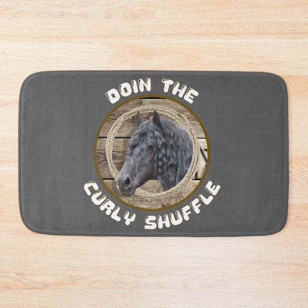 Item preview, American Bashkir Curly Horse Doin the Curly Shuffle designed and sold by CharJens.