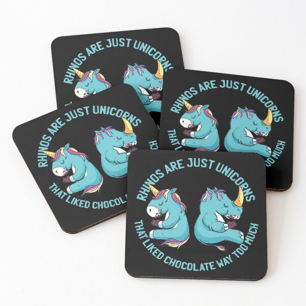 Item preview, Cute Rhino and Unicorn T-Shirt Desig. designed and sold by emphatic.