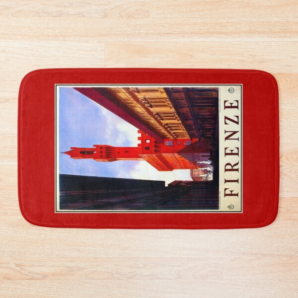 Item preview, Florence Firenze 1920s Italian travel ad, Palazzo Vecchio designed and sold by aapshop.
