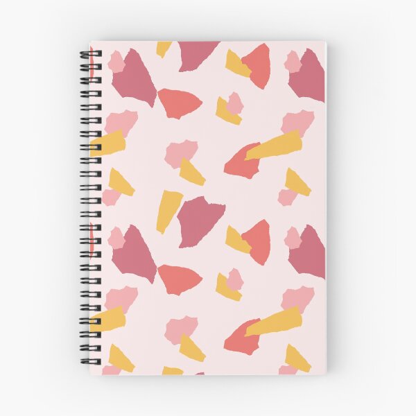 Item preview, Scraps of paper in the colors of summer - yellow and coral designed and sold by papierquarell.